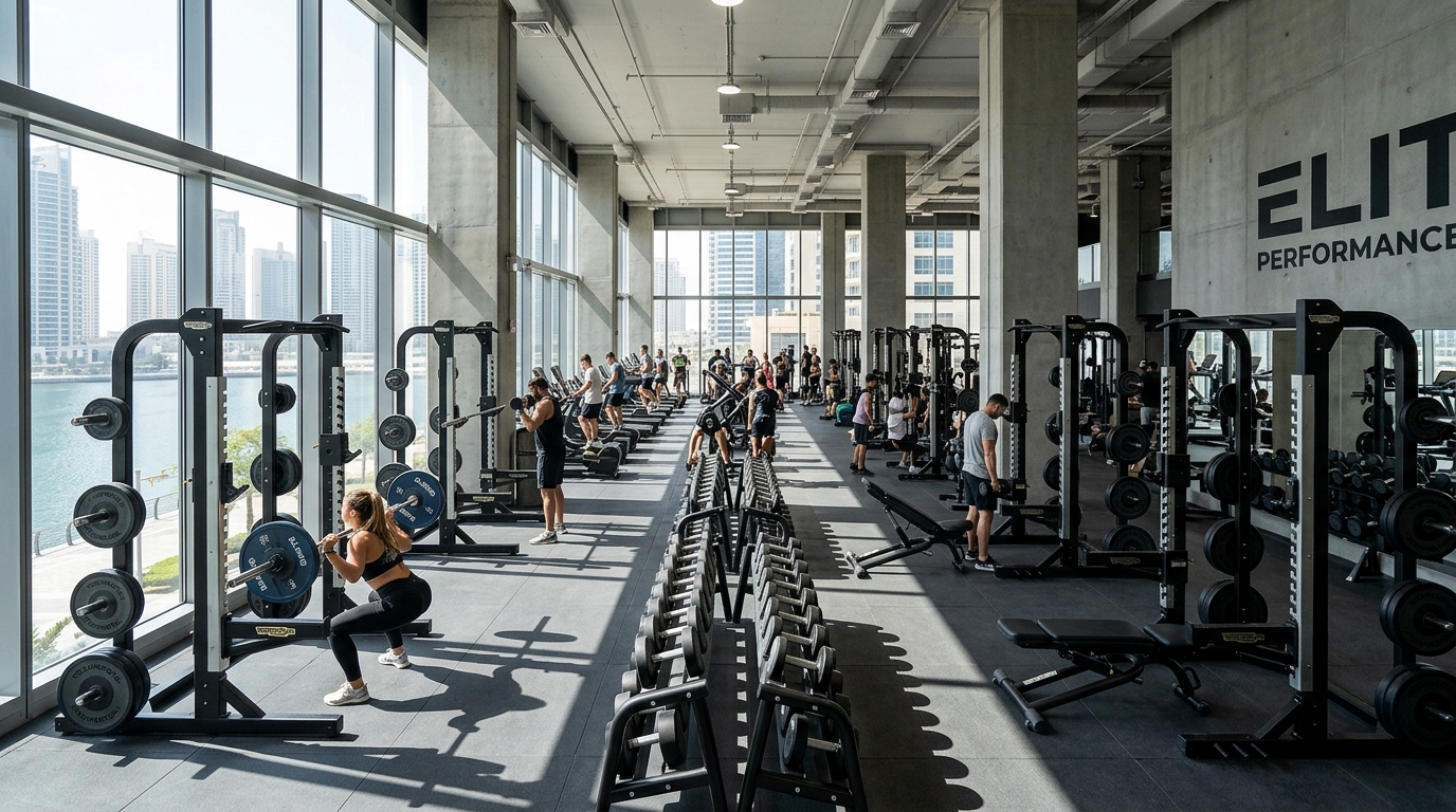 Techno Fitness Gym Mirdif - Dubai UAE - Gyms near Shorooq