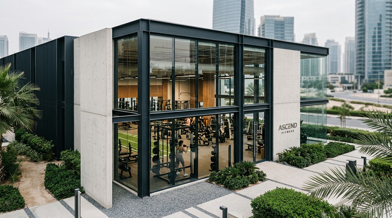 Modern fitness facility and gyms near Al Khaleej Centre in Bur Dubai.