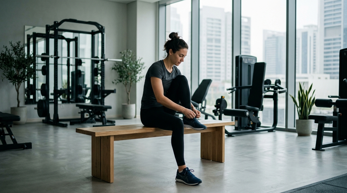 Modern gym facility near Executive Towers in Business Bay featuring state-of-the-art fitness equipment