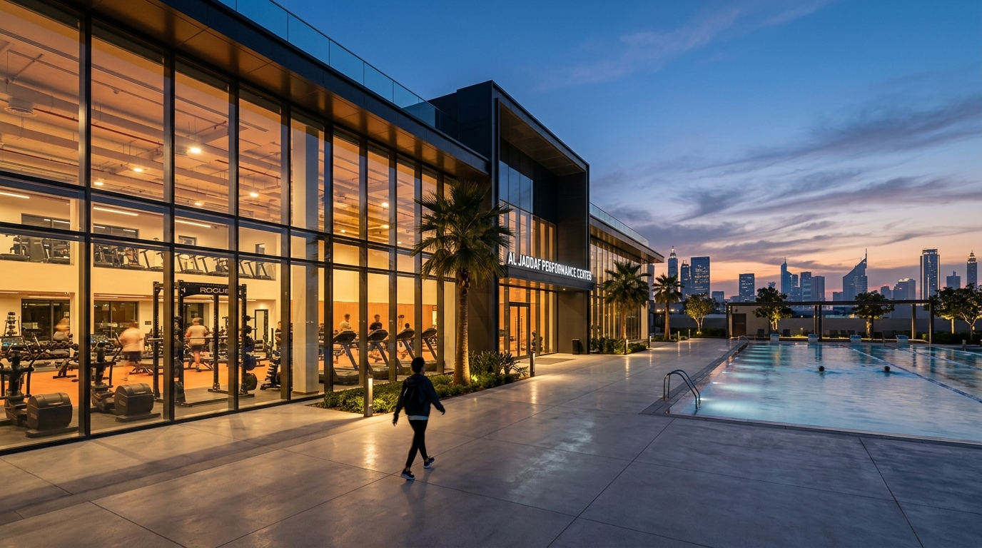 Modern boutique gym and wellness facility near Seven Palm in Dubai