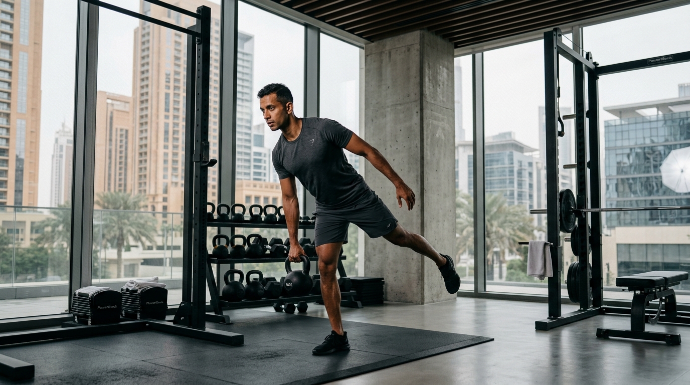 Modern gym facility near Bay Square equipped with premium fitness equipment