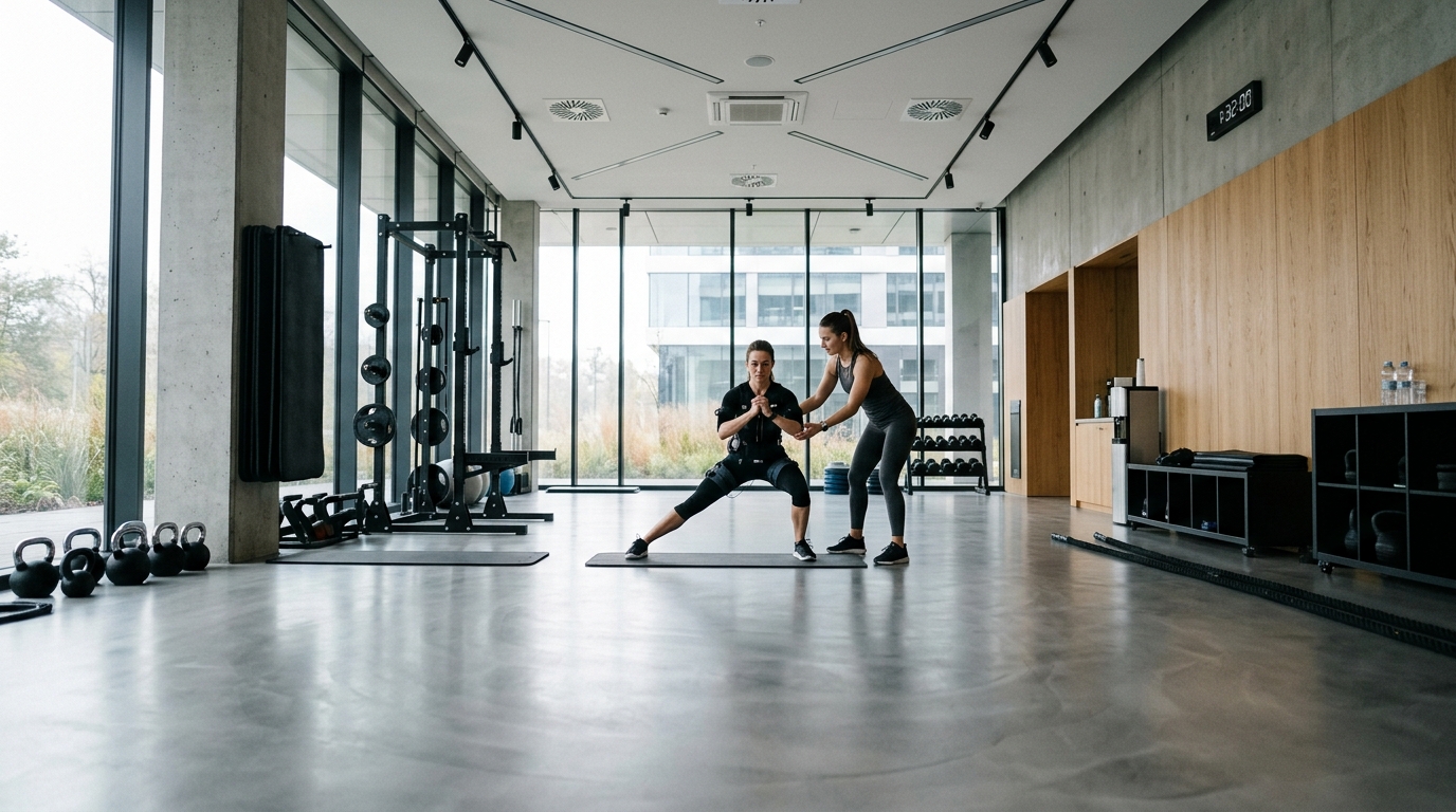 Full Circle EMS Fitness Center Dubai Silicon Oasis - Gyms near Binghatti Stars