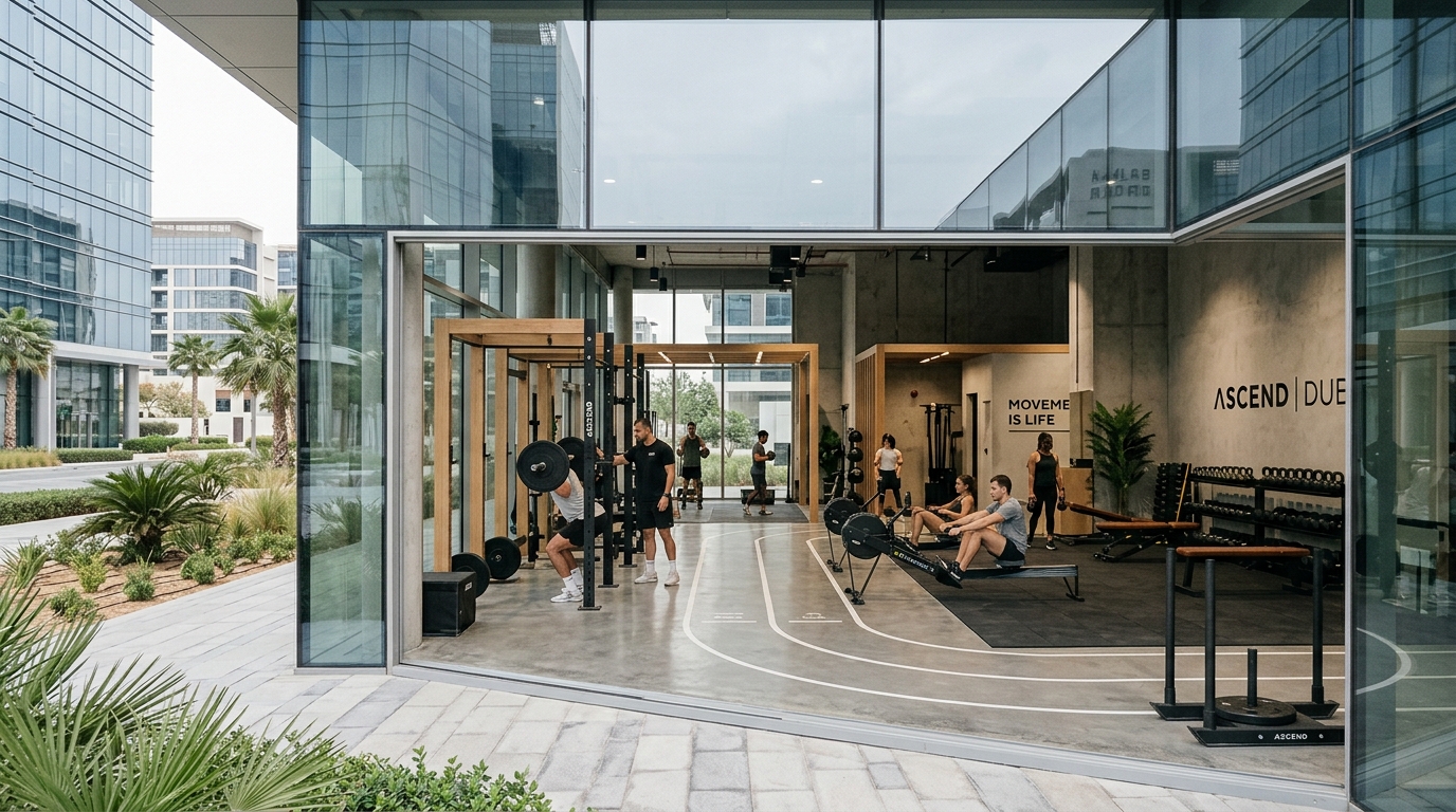 Ox Fitness at Dubai Fintech District - Gyms near Elite Residence