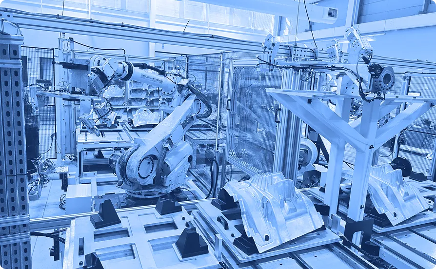 Custom robotic automation and integrated systems that increase precision, throughput, and safety across manufacturing environments.