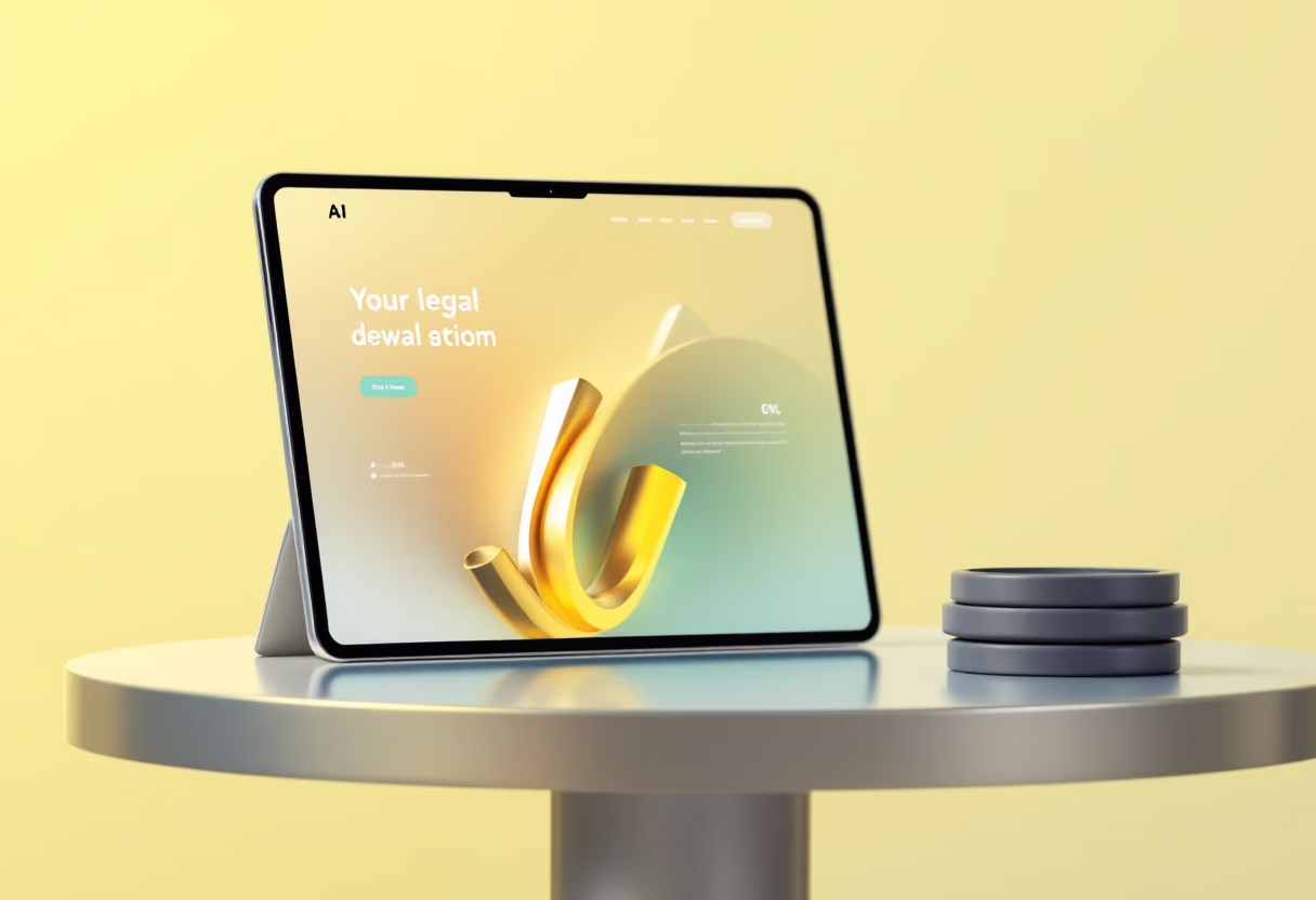 [digital project] a website homepage design (for an ai legal tech company)