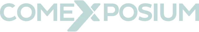 Logo COMEXPOSIUM en lettres majuscules stylisées avec un X central distinctif.