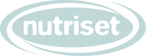 Logo de Nutriset avec un ovale entourant le texte.