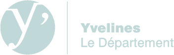 Logo de Yvelines Le Département avec un cercle et la lettre y stylisée.