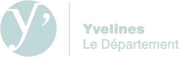 Logo de Yvelines Le Département avec un cercle et la lettre y stylisée.