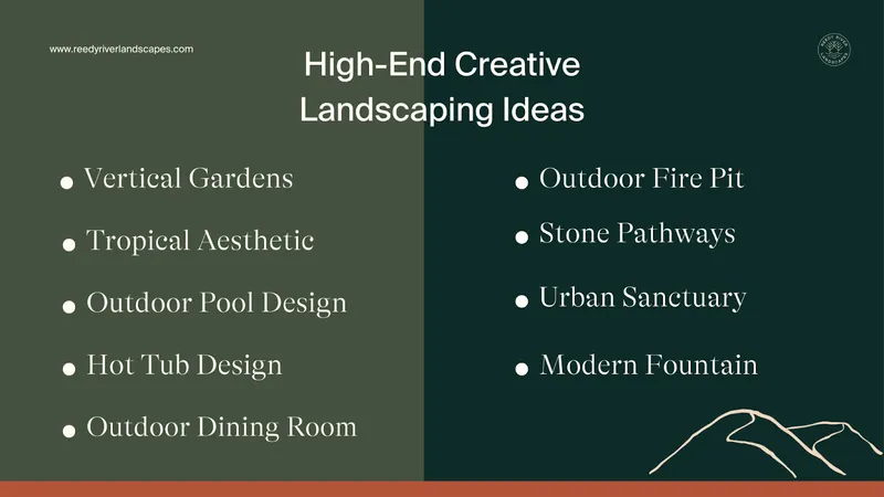 Creative landscaping ideas for luxury landscaping with Reedy River Landscapes