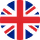 Vlag van het Verenigd Koninkrijk met Union Jack ontwerp.