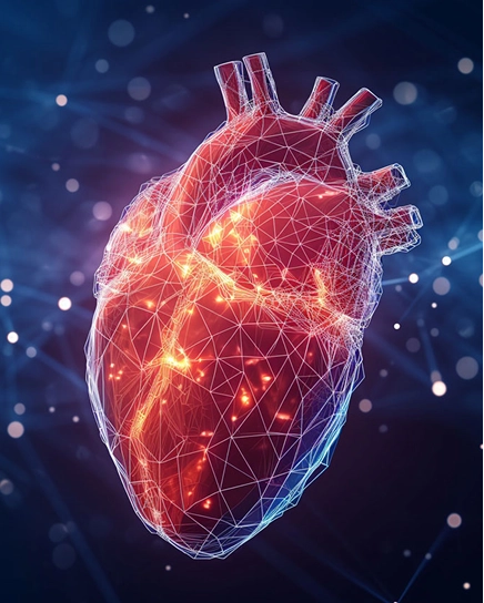 A 3D heart illustration