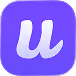 Purple rounded square icon with a white lowercase letter 'u' in the center.