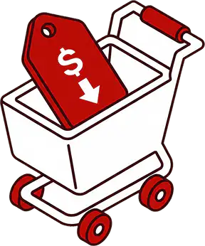 Instant savings illustration