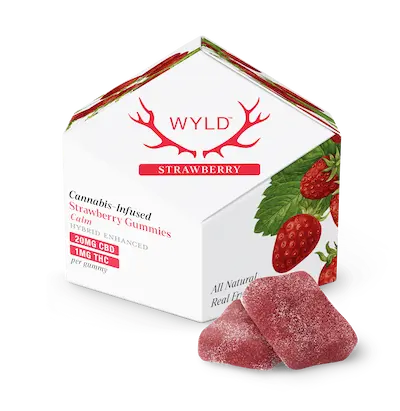 Wyld Strawberry Cannabis-Infused Gummies