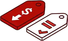 Price tag illustration