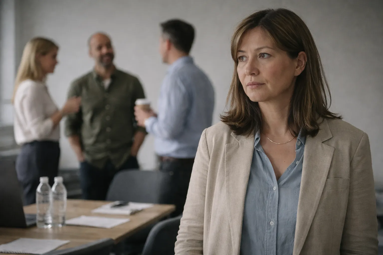 Professional feeling uncertain in unfamiliar work environment