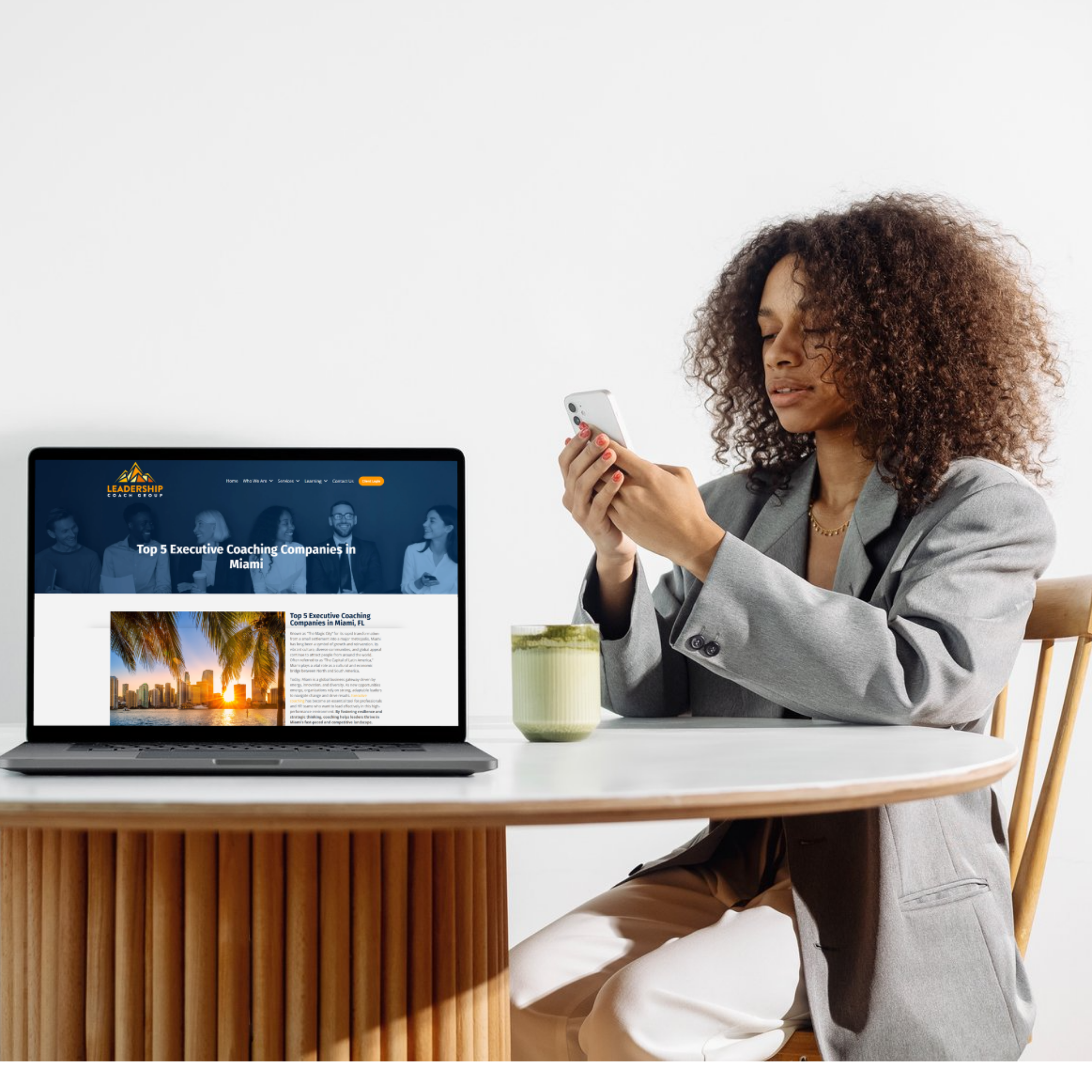 image of a brainstorming session (for a consulting firm)