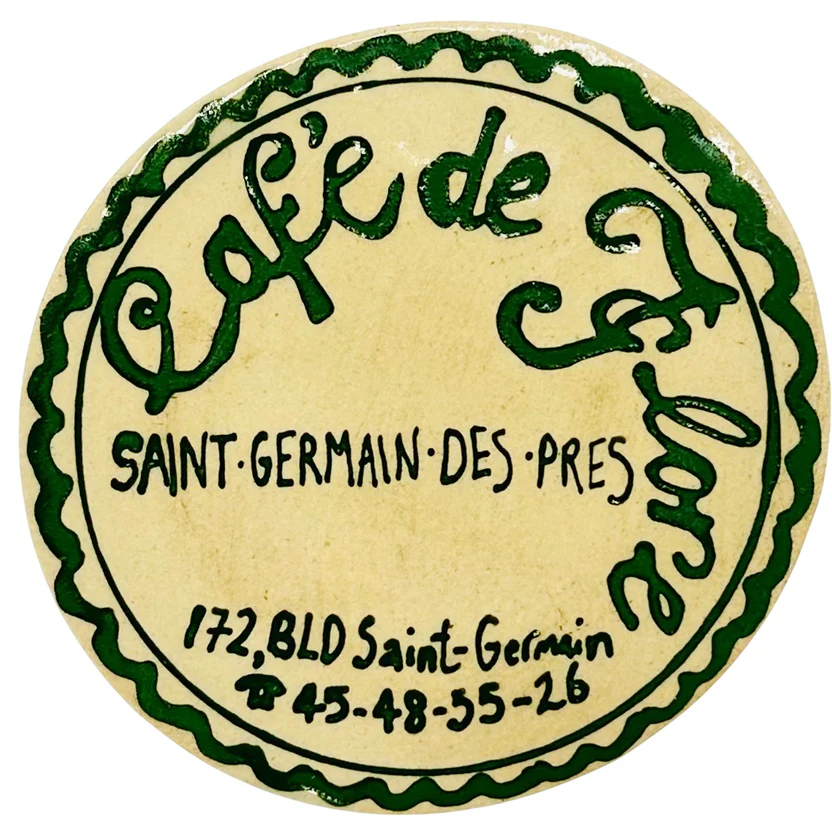 Cafe De Flore Coaster - Set of Four