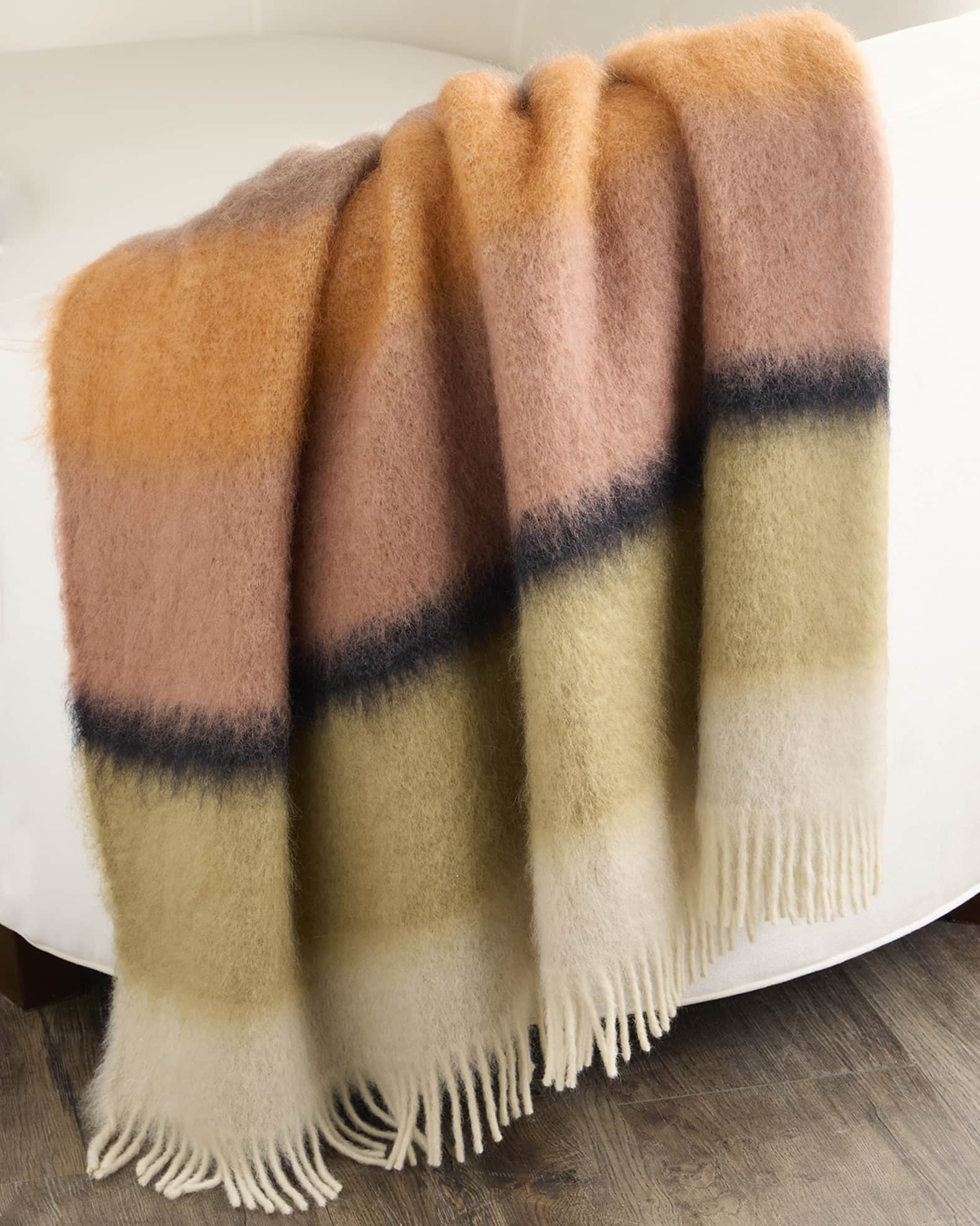 Mohair Throw Blanket