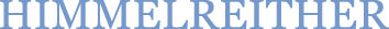 Das Wort 'HIMMELREITHER' in blauer Großbuchstabenschrift.