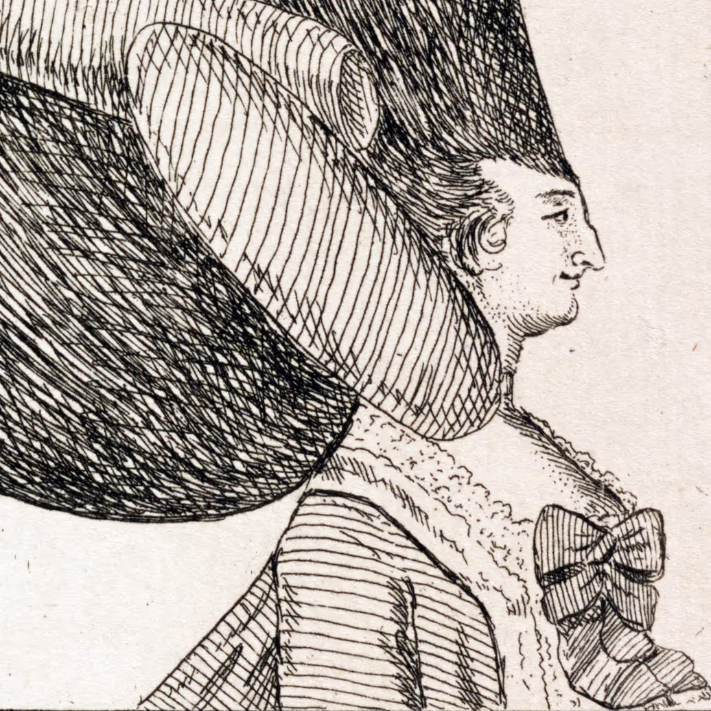 Miss Carolina Sulivan, one of the obstinate daughters of America, 1776