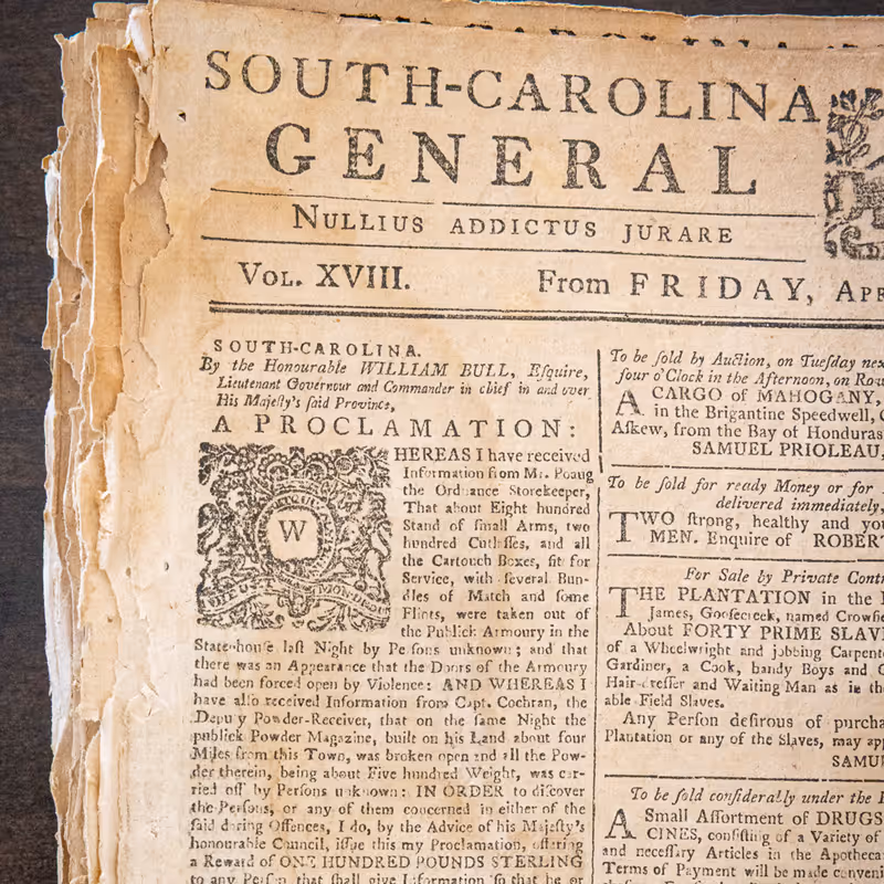  “Daring Offenses:” William Bull’s Proclamation