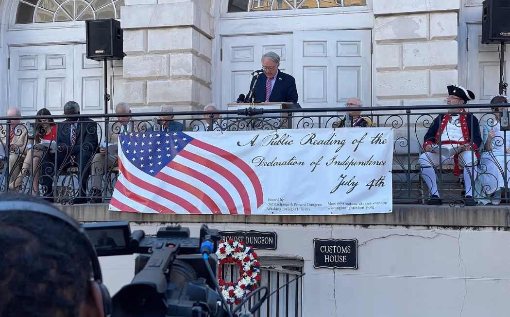 July 4th Declaration Reading