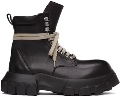 Rick Owens Army Bozo Tractor Boots