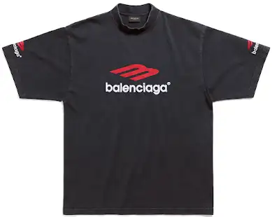 Balenciaga 3B Sports Icon Tee Black