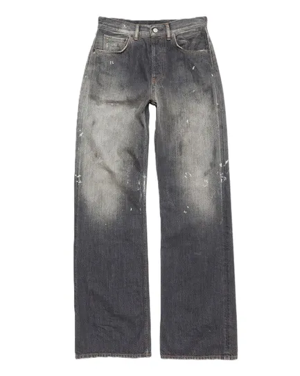 Acne Studios 2021M Black Paint Splatter Jeans