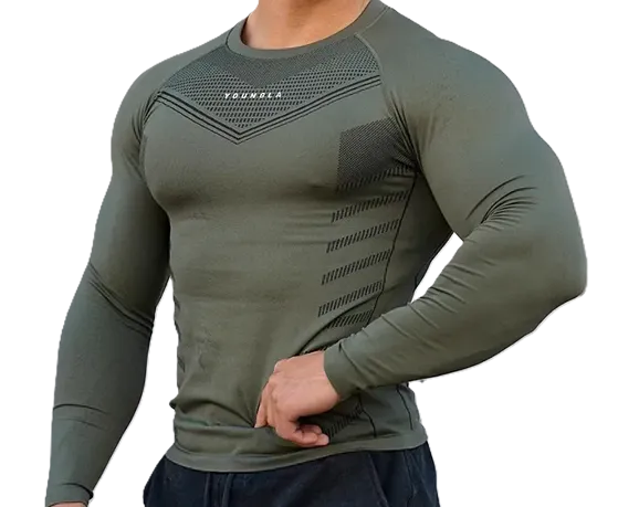 YoungLA Superhero Compression Long Sleeves Shirts