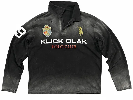 KLICK CLAK Long Sleeve Polo (2 Variants)