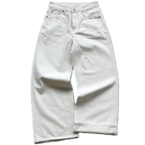 Firemade Raw Denim Selvedge Jeans Cream