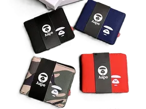 Embroided Aape Wallets (6 Variants)