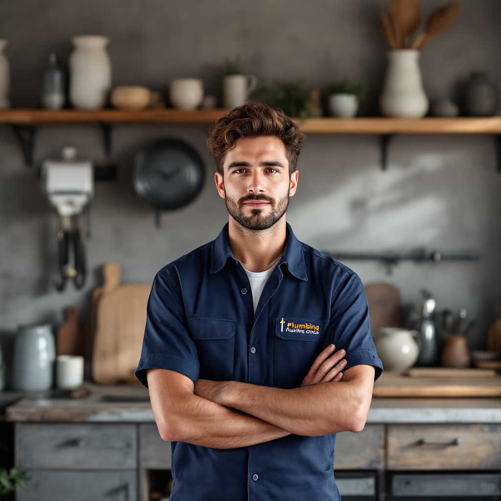 [team] image of individual team member (for a plumbing service)