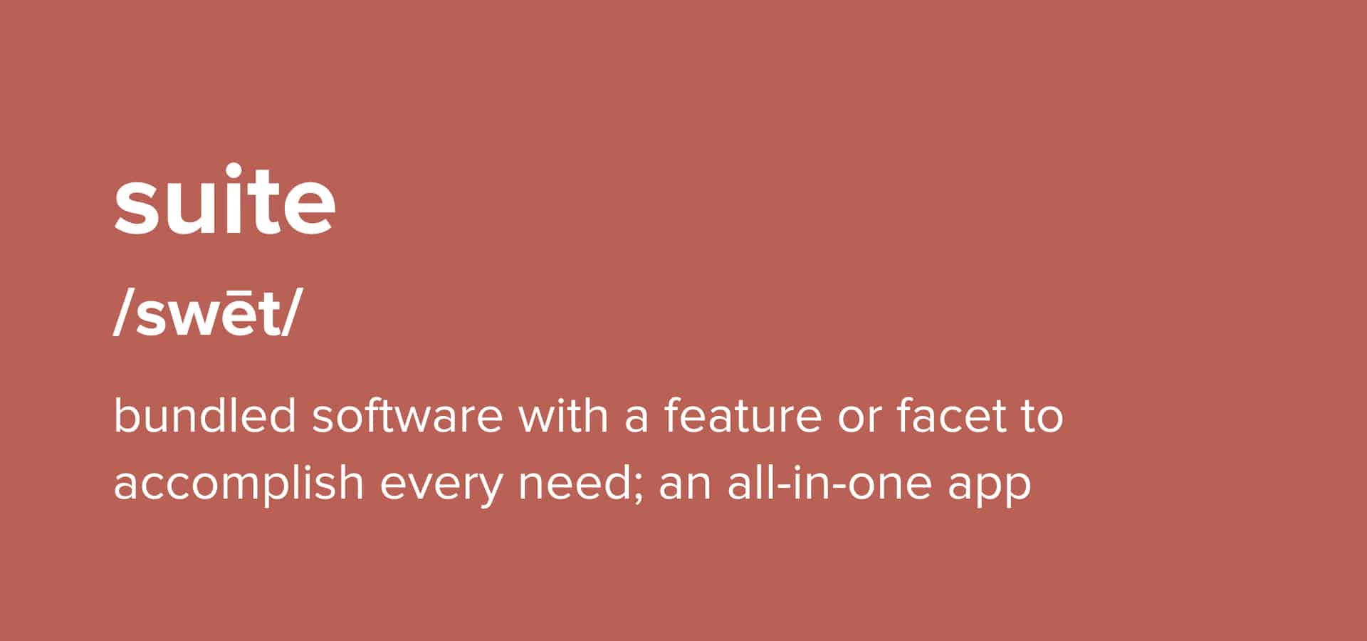 technology suite definition
