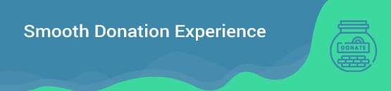 header image smooth donation experience 