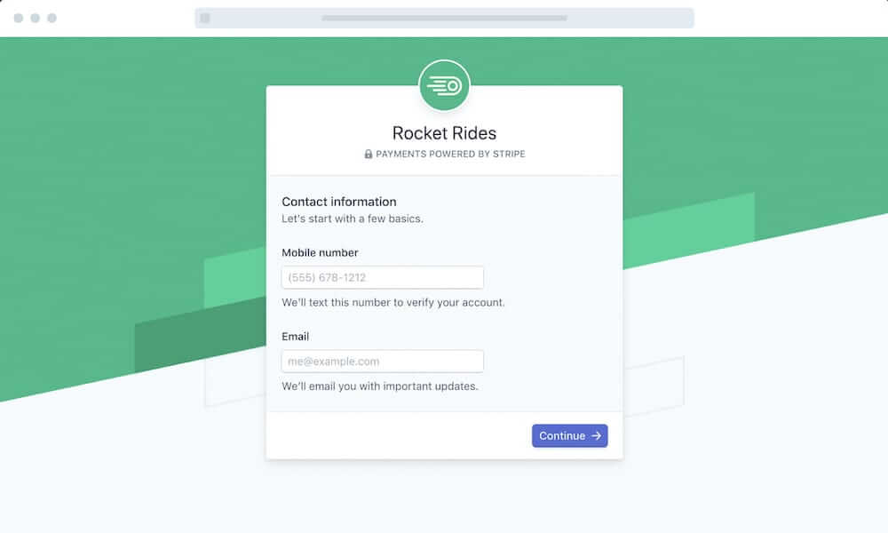 Stripe's nonprofit credit card processing functionality