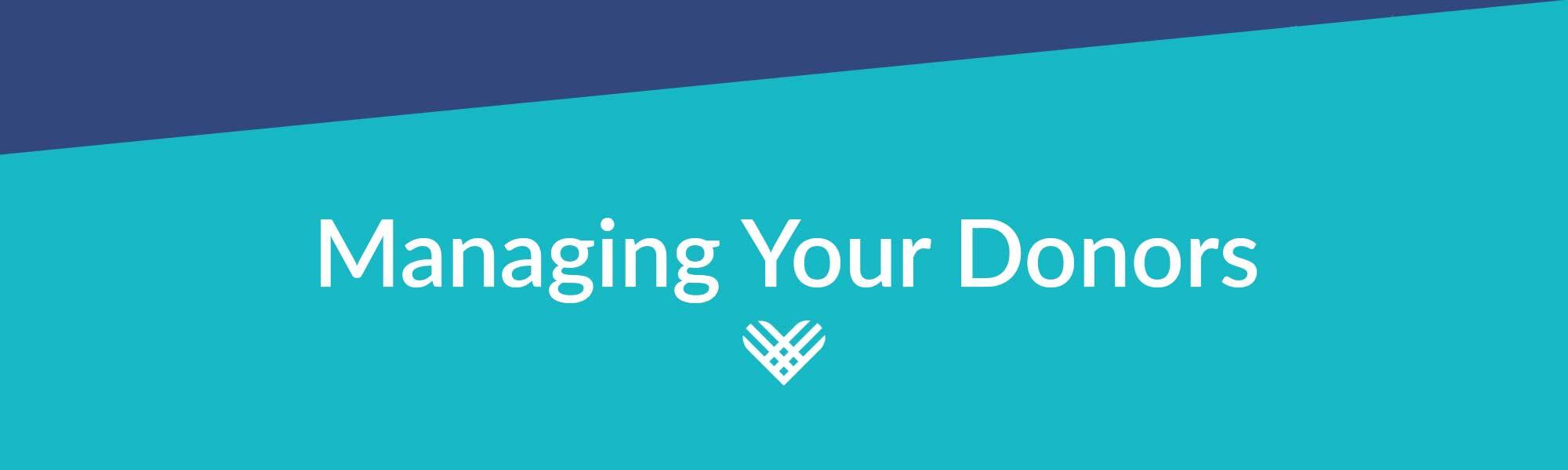 header image for managing your donors on giving tuesday