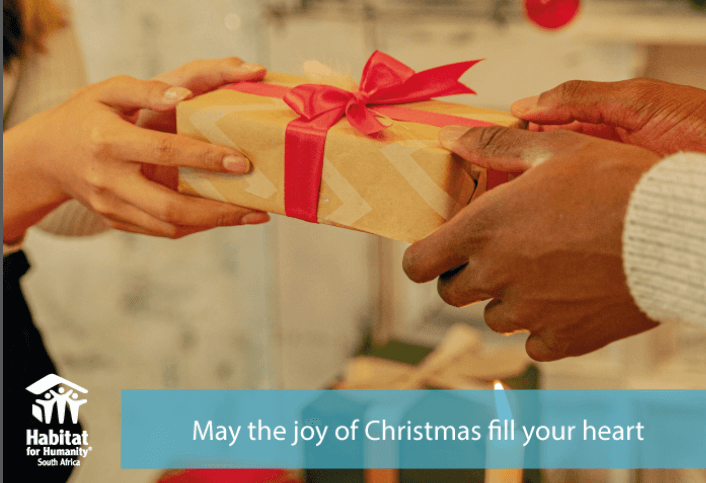 This image shows an example of a Habitat for Humanity eCard. 