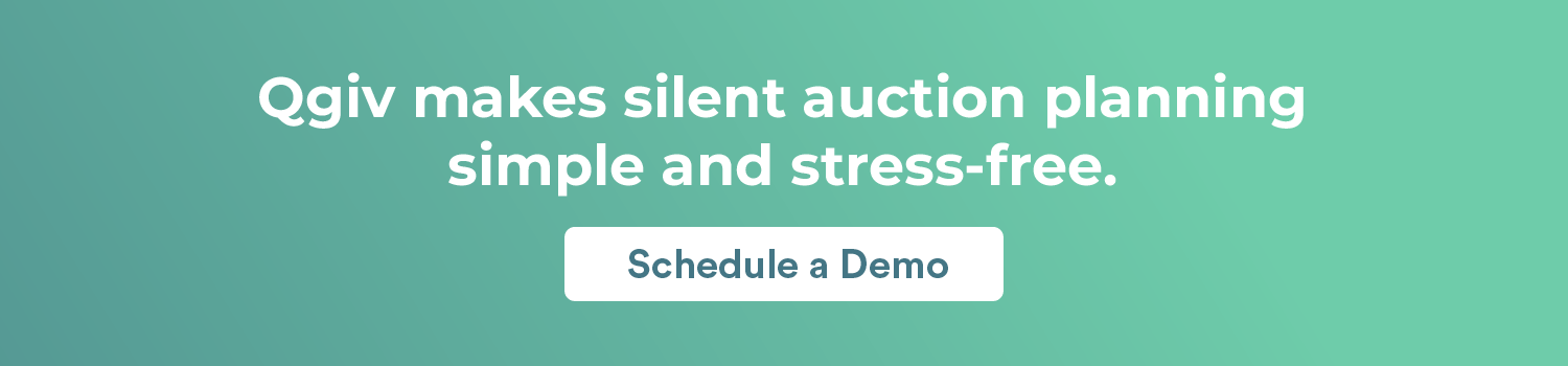 Qgiv makes silent auction planning simple and stress-free. Schedule a demo.