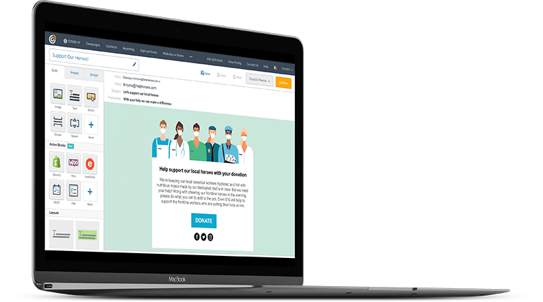 product image of constant contact email marketing for nonprofits