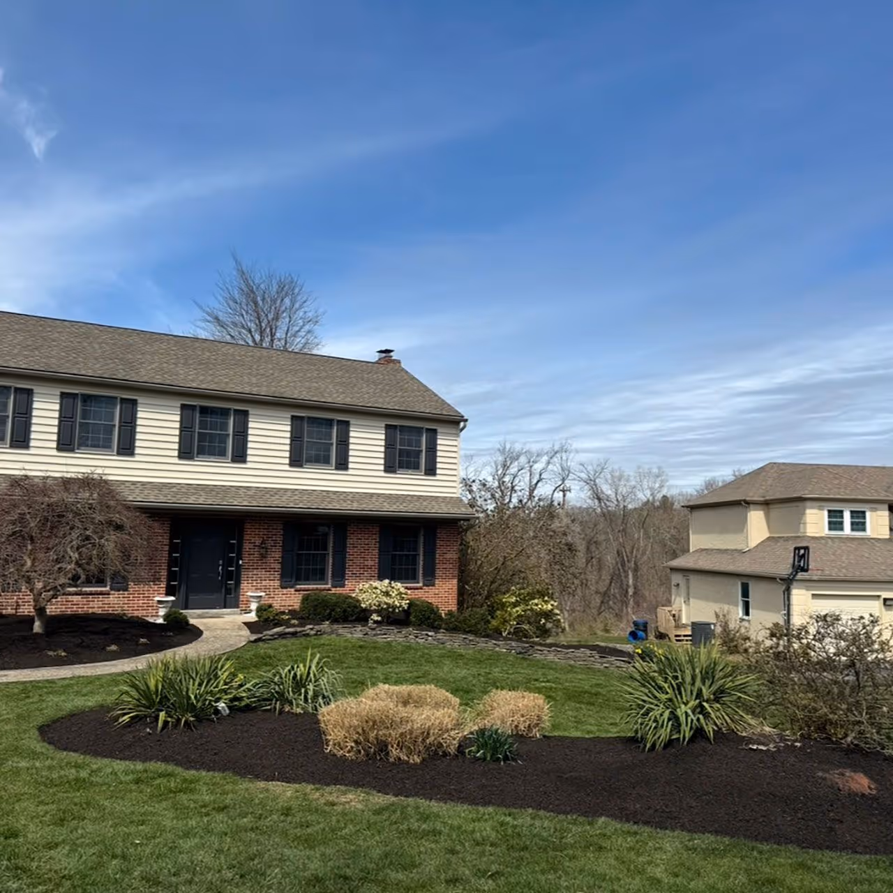 Santivasci Landscaping team at work near me - professional landscaping services