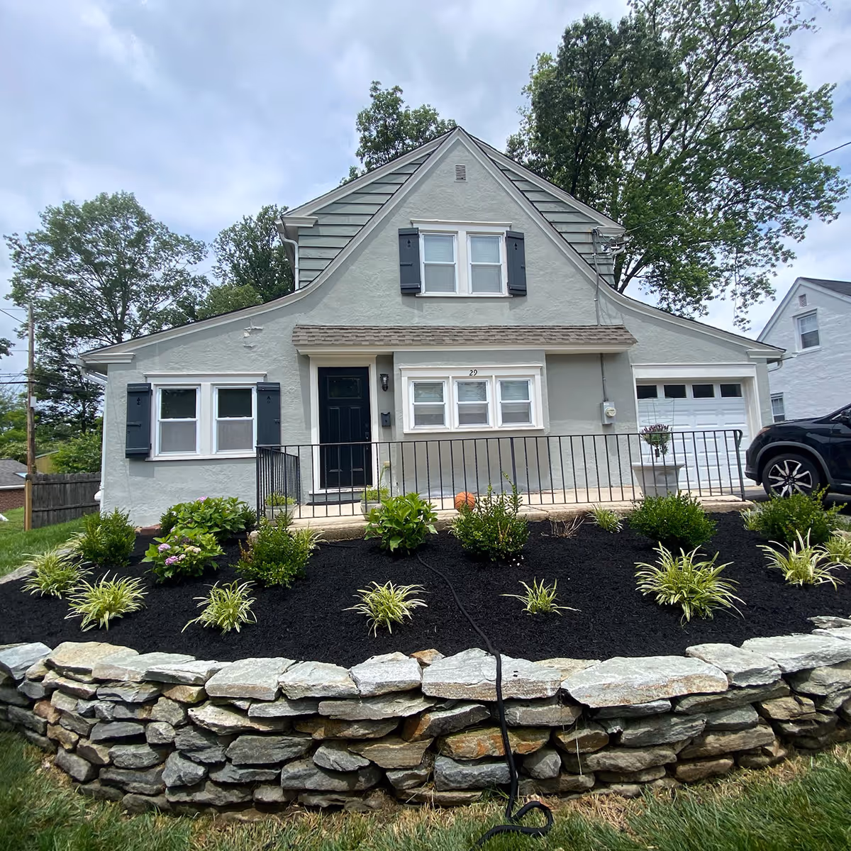 Landscape bed redesign and planting installation