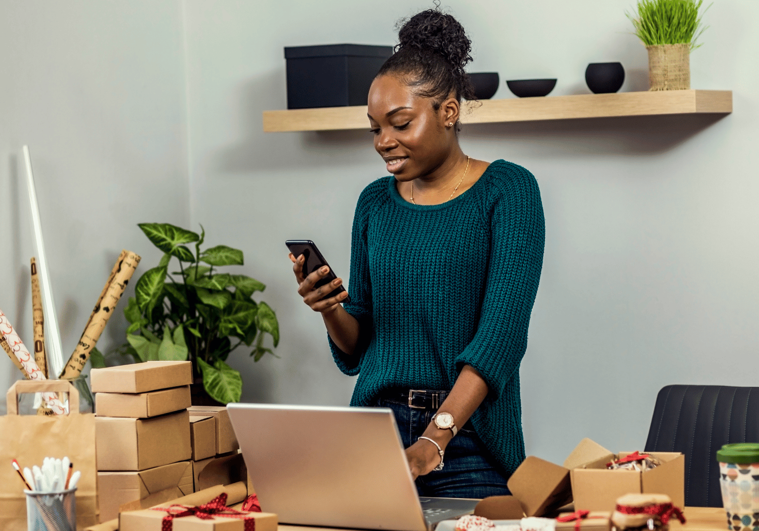 image of store helping customers
