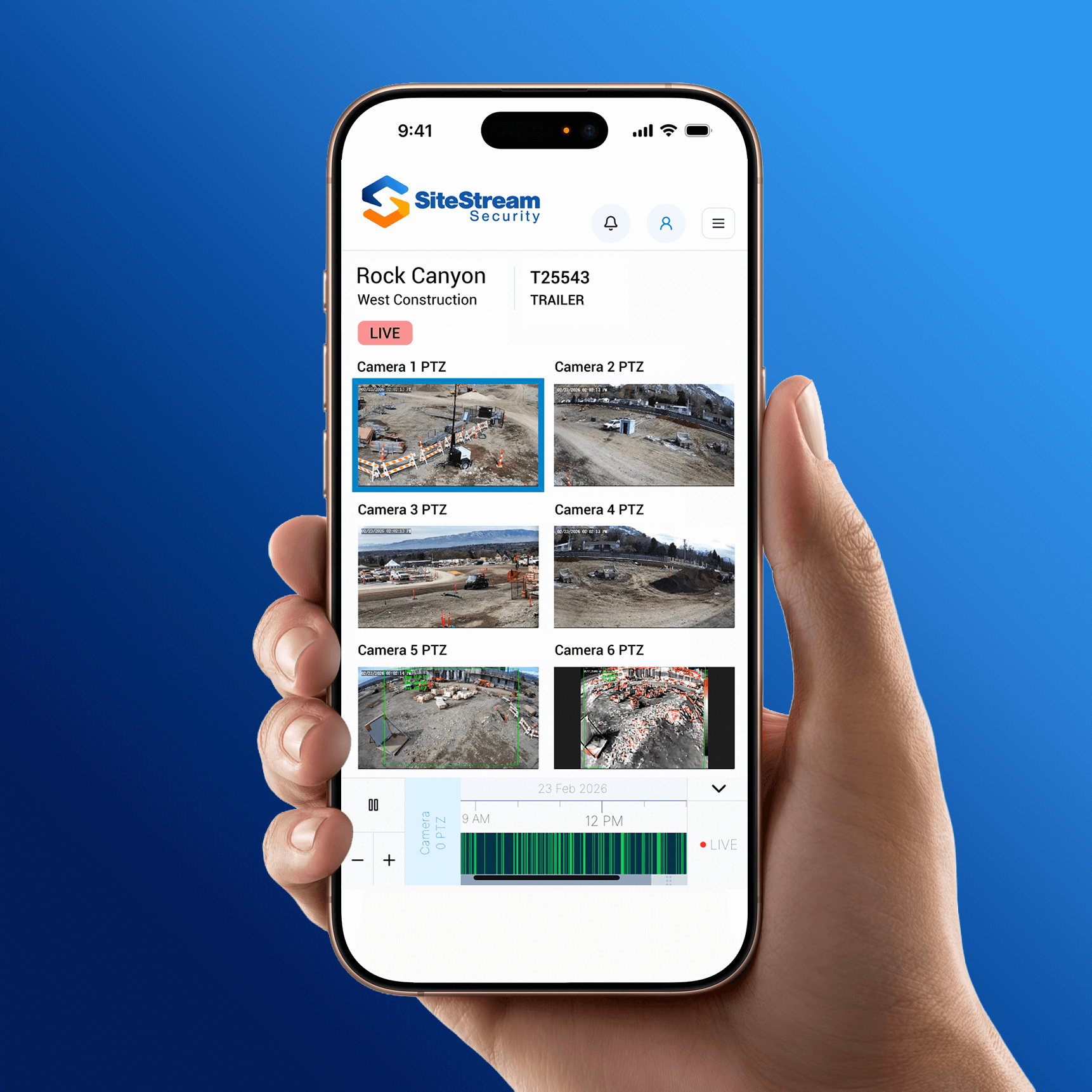 SiteStream Security Mobile App