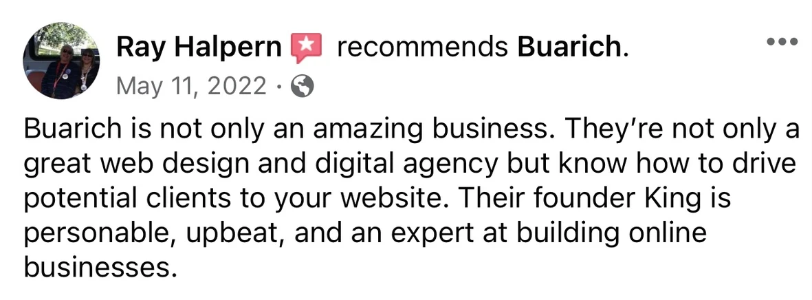 SEO optimized website design by Buarich