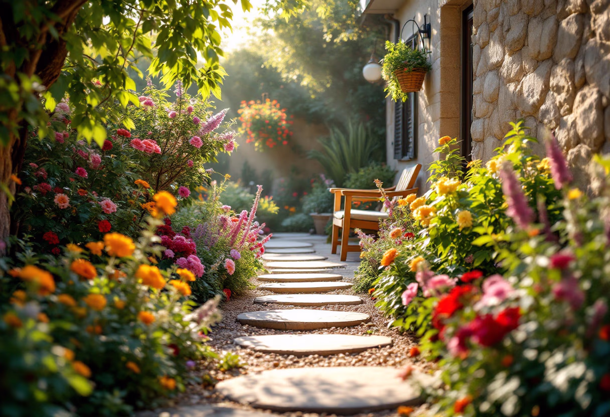 image of garden or outdoor space (for a bed & breakfast).