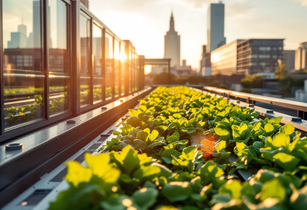 image of vertical farming system